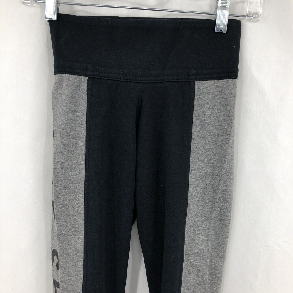 Nike Sportswear Essential Logo Leggings Black Gray 855988-091 XS